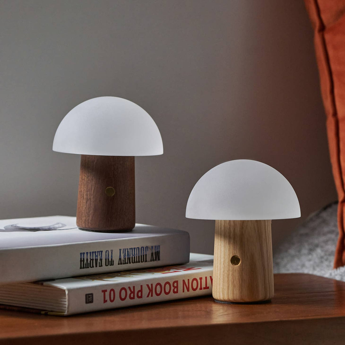 Mini Alice Mushroom Lamp, White Ash – Woody's Mercantile