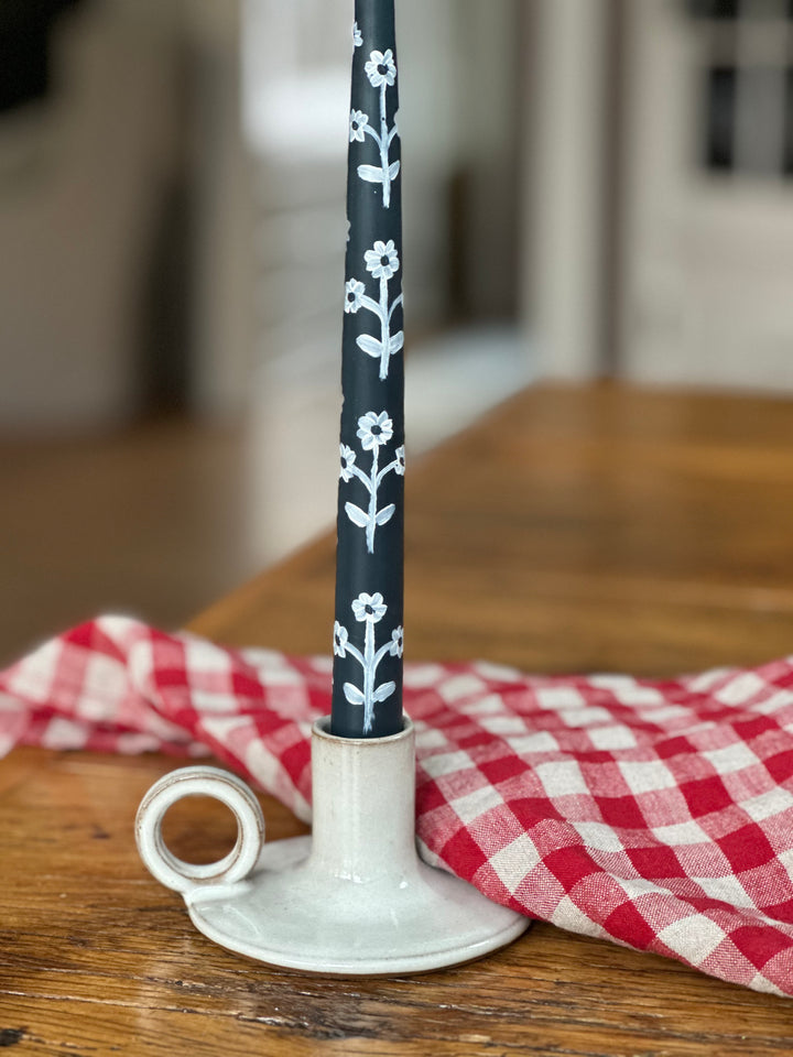 LWP Candle Holder, circle handle