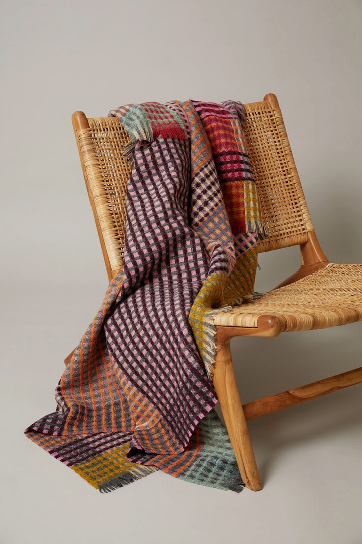 Shetland Waffle Throw Kew