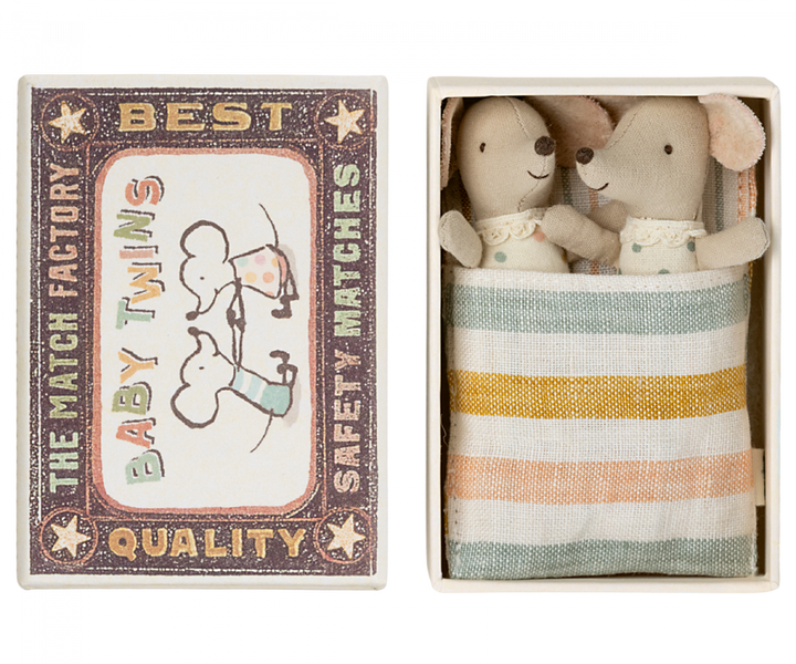 Twins, Baby Mice in Matchbox