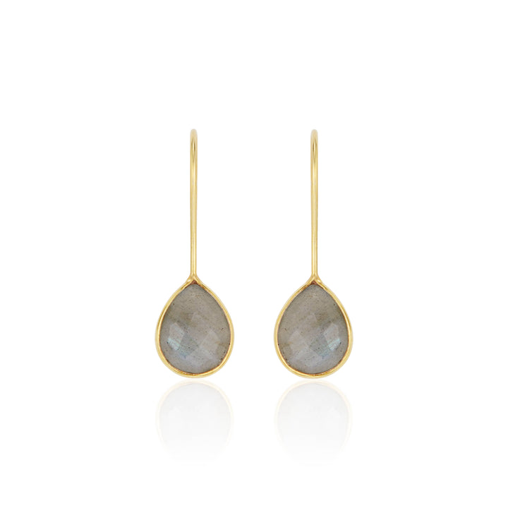 Milan Drop Earrings Labradorite