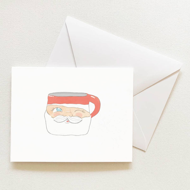 Santa Mug Sleeved Note Card