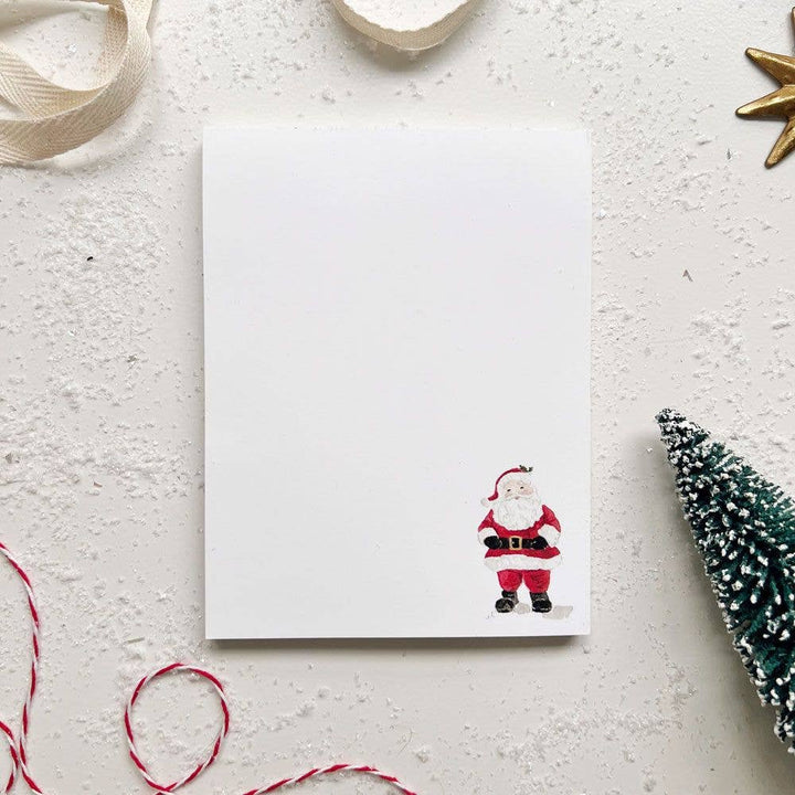 Christmas Notepad, santa