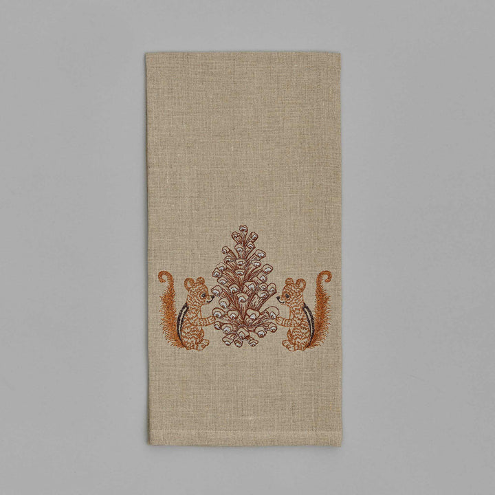 chipmunk hand towel