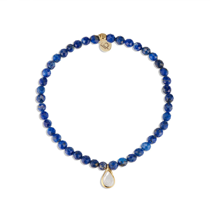 Posh Mini Beaded Bracelet Lapis Lazuli