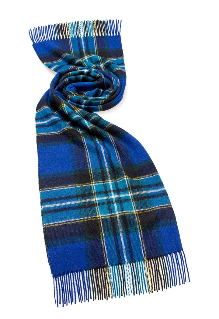 Scampston Scarf Wrap - Merino Lambswool - Made in UK - Teal