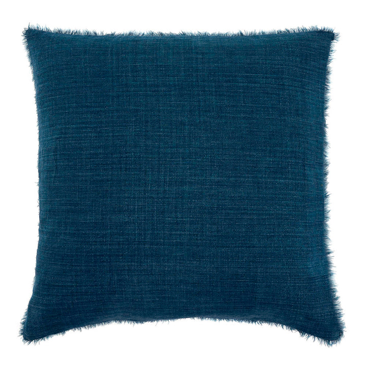 cobalt throw pillow