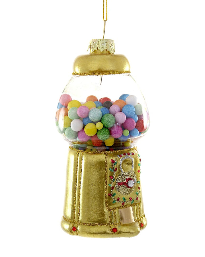 Gilded Gumball Machine Gold Ornament