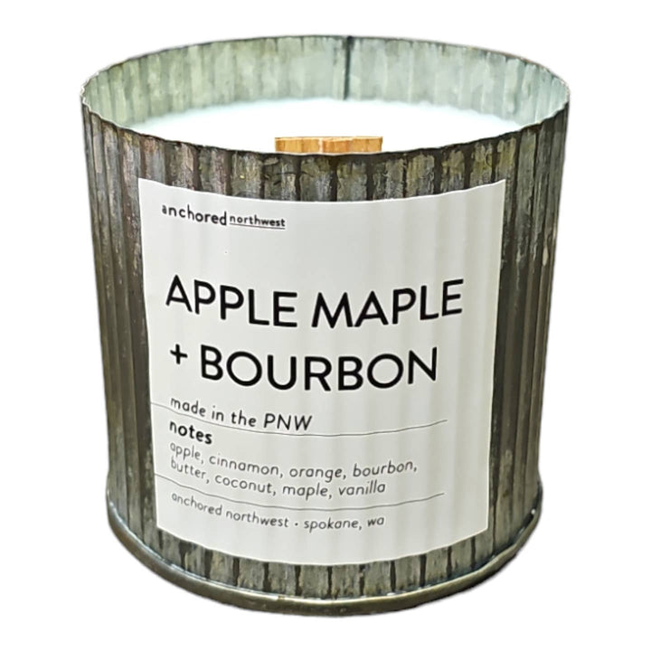 Apples and Maple Bourbon Rustic Vintage Candle