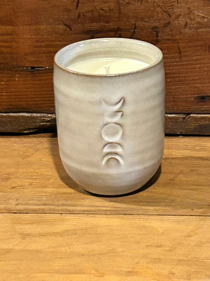 Harvest Soy Candle in handcrafted ceramic mug