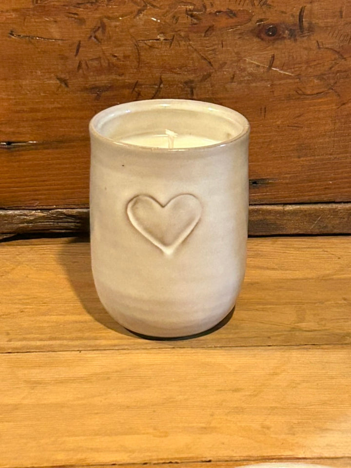 Gather Soy Candle in handcrafted ceramic mug