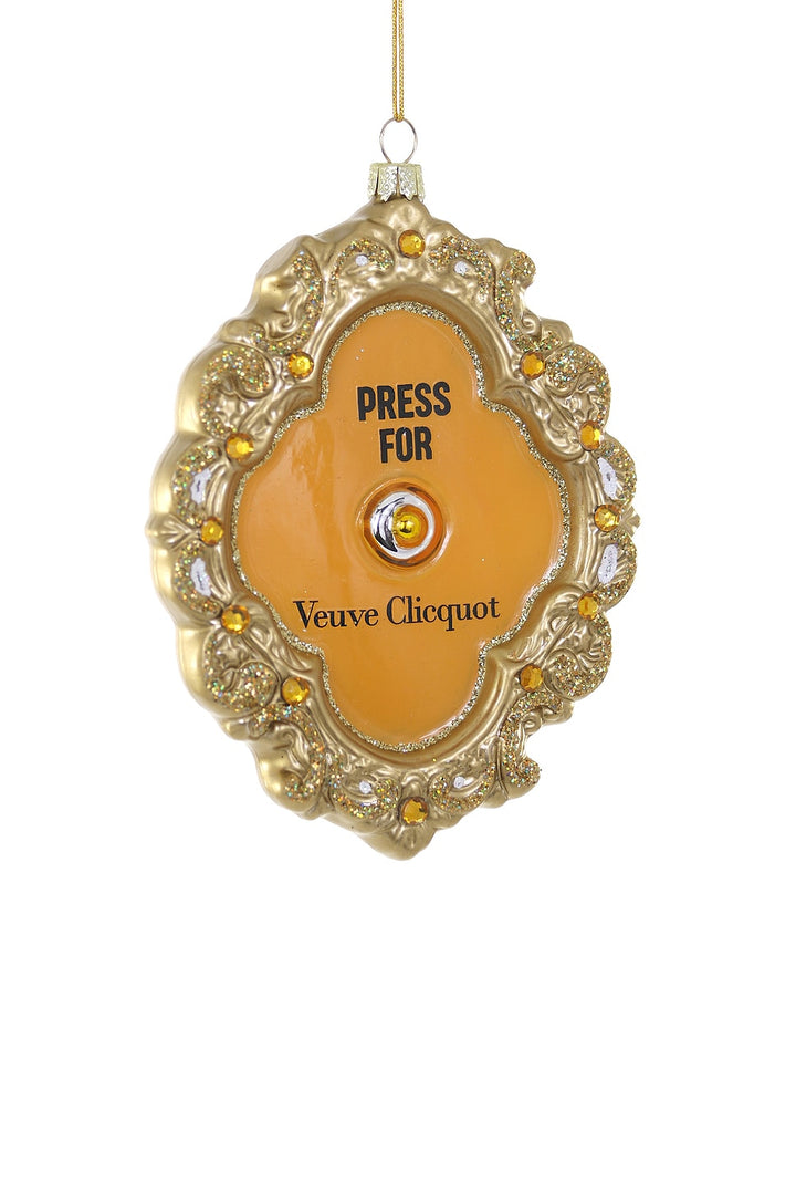 Press For French Champagne Ornament