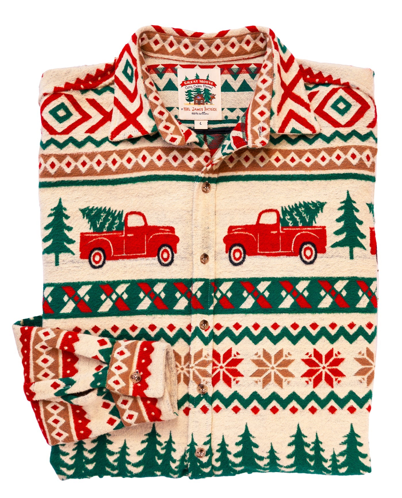 Kiel Patrick James Cozy Cabin Moose offers Sweater