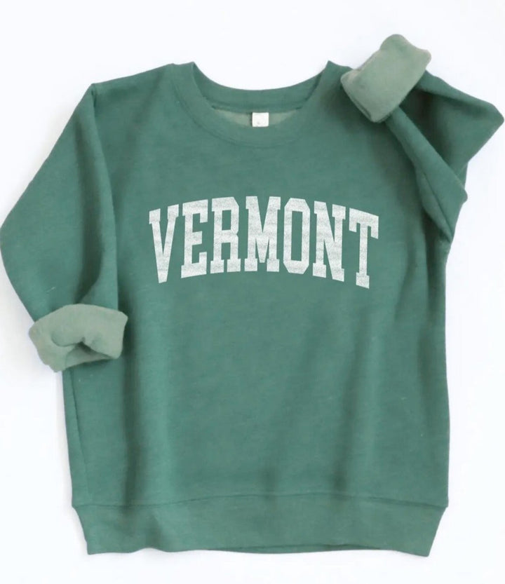 VERMONT Toddler Sweatshirt, Heather Forest