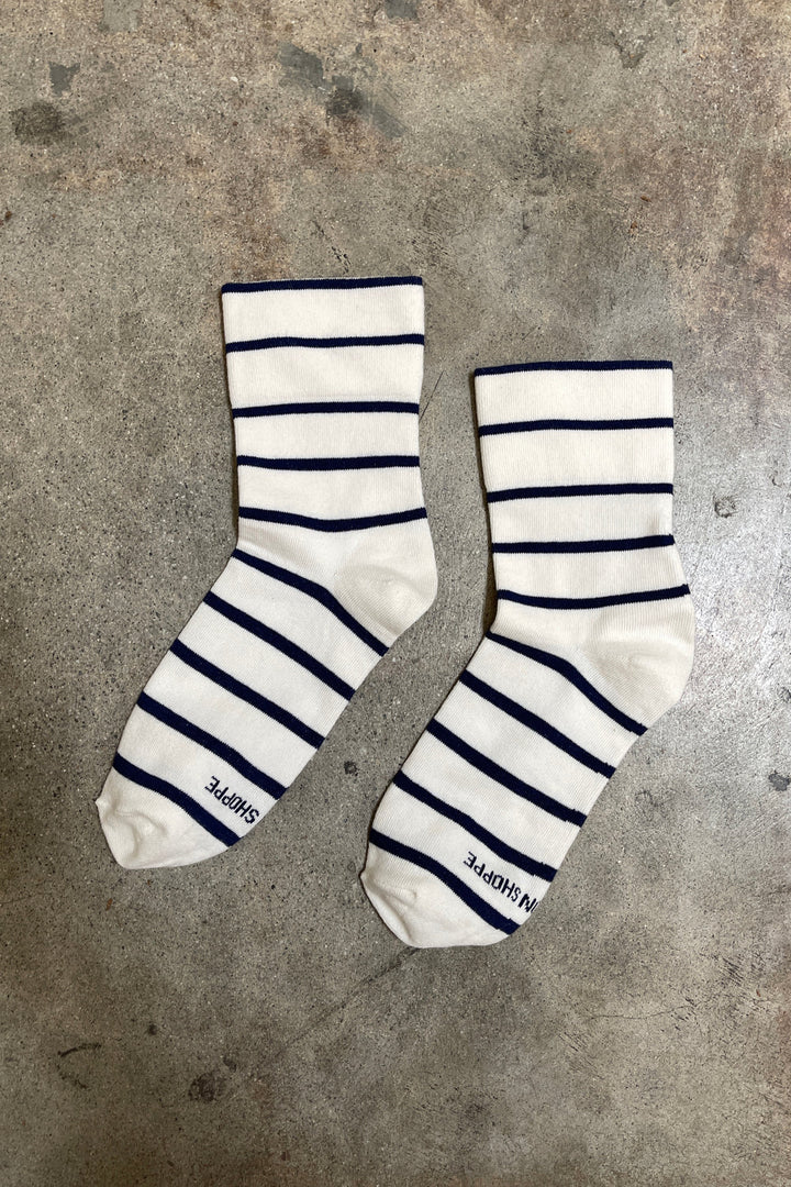 Wally Socks, breton stripe