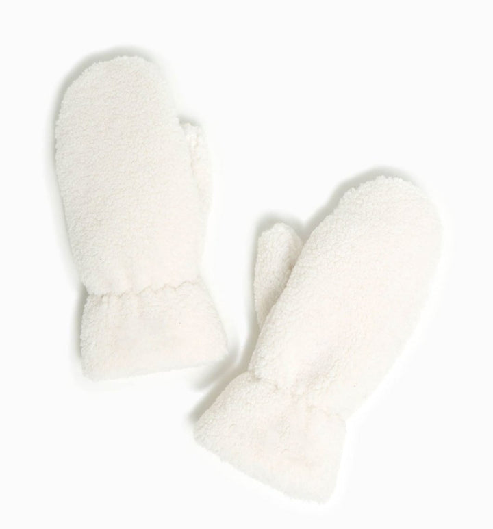 Sherpa Teddy Mittens