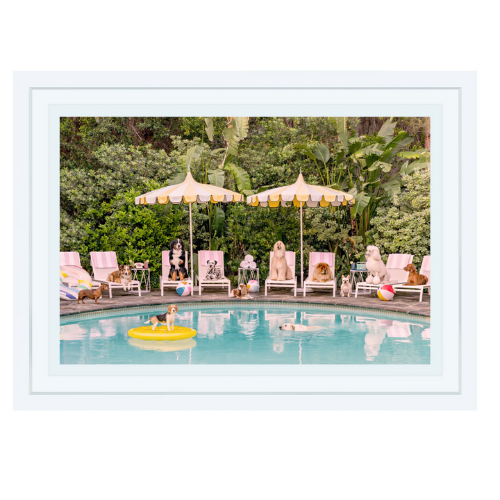 Gray Malin, Pool Day at The Parker , mini, framed