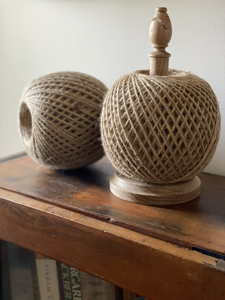 wooden twine stand