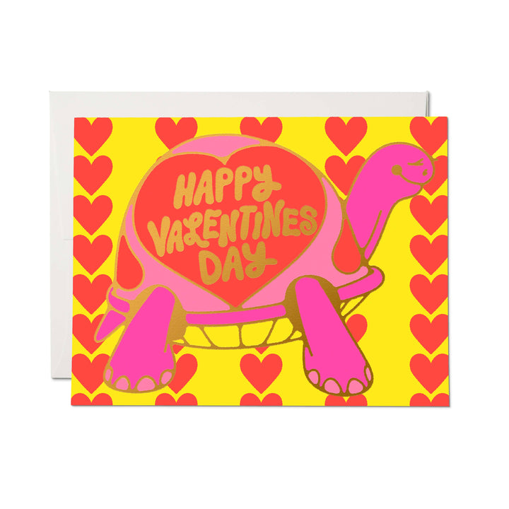 Valentine Turtle greeting card