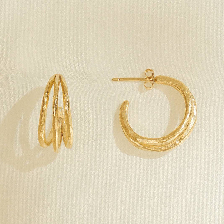 Zéphir Trio Earrings | Jewelry Gold Gift Waterproof