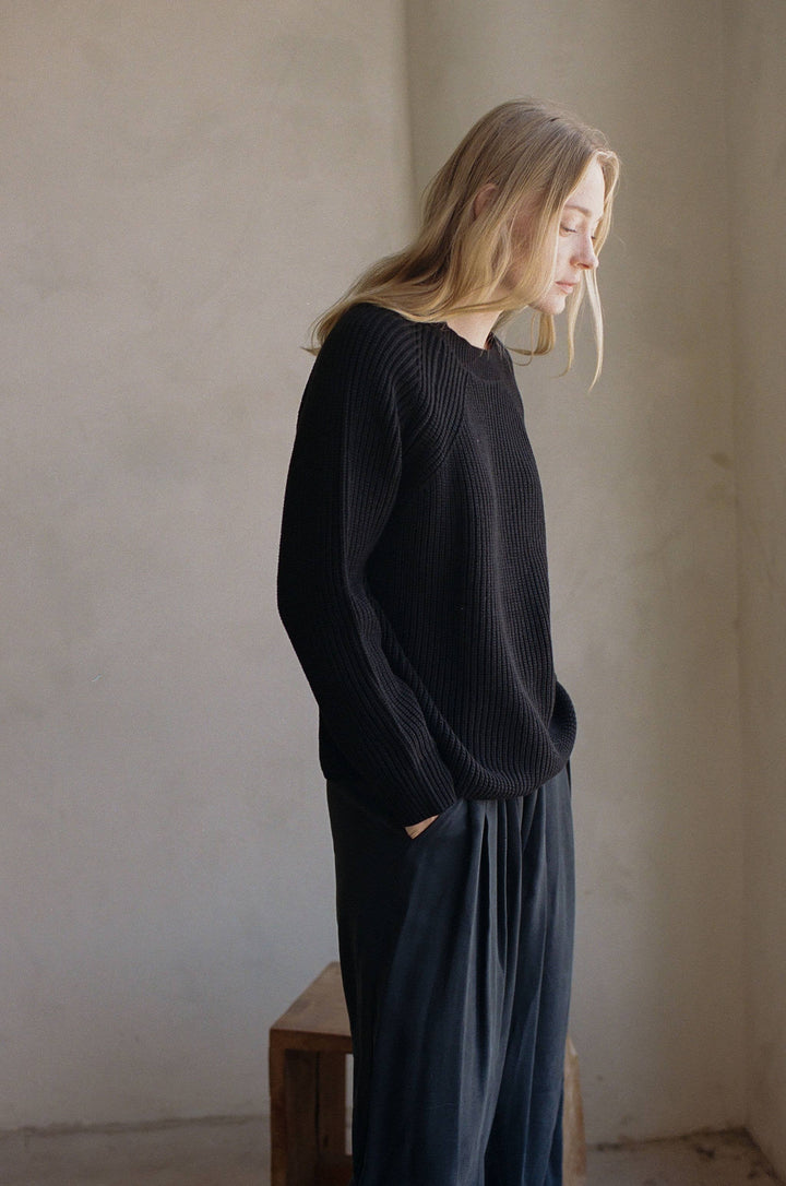 AW1036 | Knit Cotton Acrylic Sweater Top