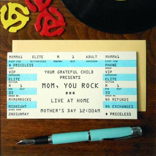 Mom Rock Ticket