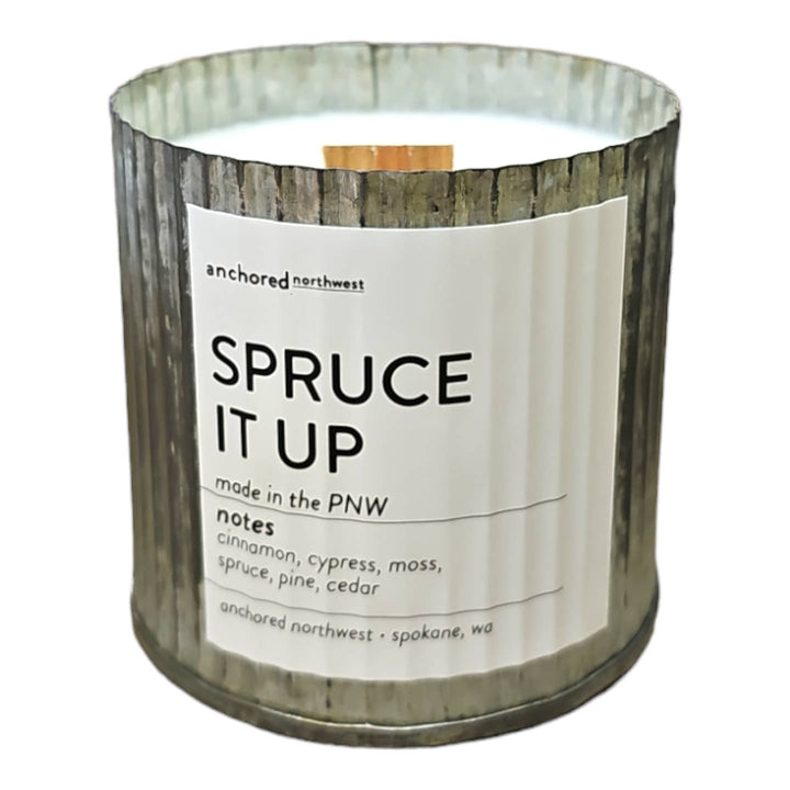 Spruce It Up Rustic Vintage Candle