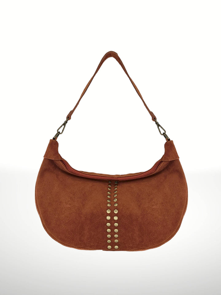 Monica Suede leather bag