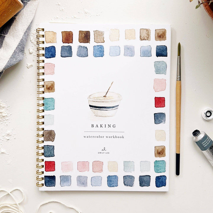 baking watercolor book