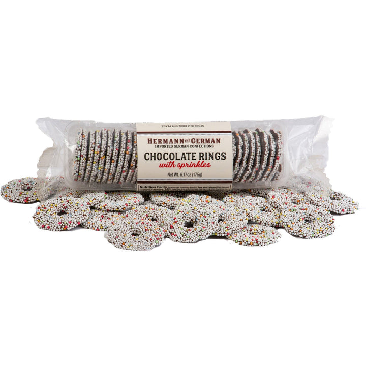 Hermann The German® Chocolate Rings With Sprinkles