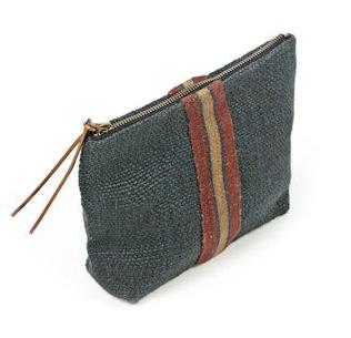 Jasper Pouch, 9x6, smoke