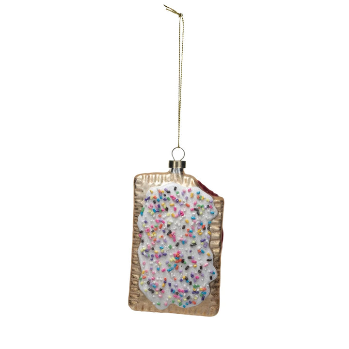 Glass Pop Tart ornament