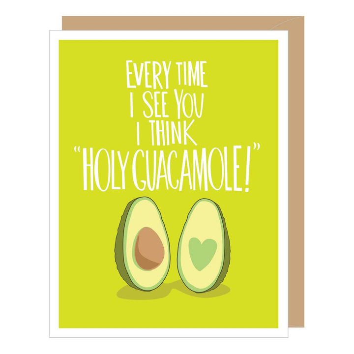 Holy Guacamole Valentine's Day Card