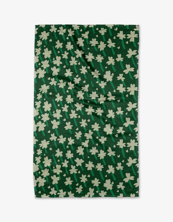 Luck in Bloom Tea Towel