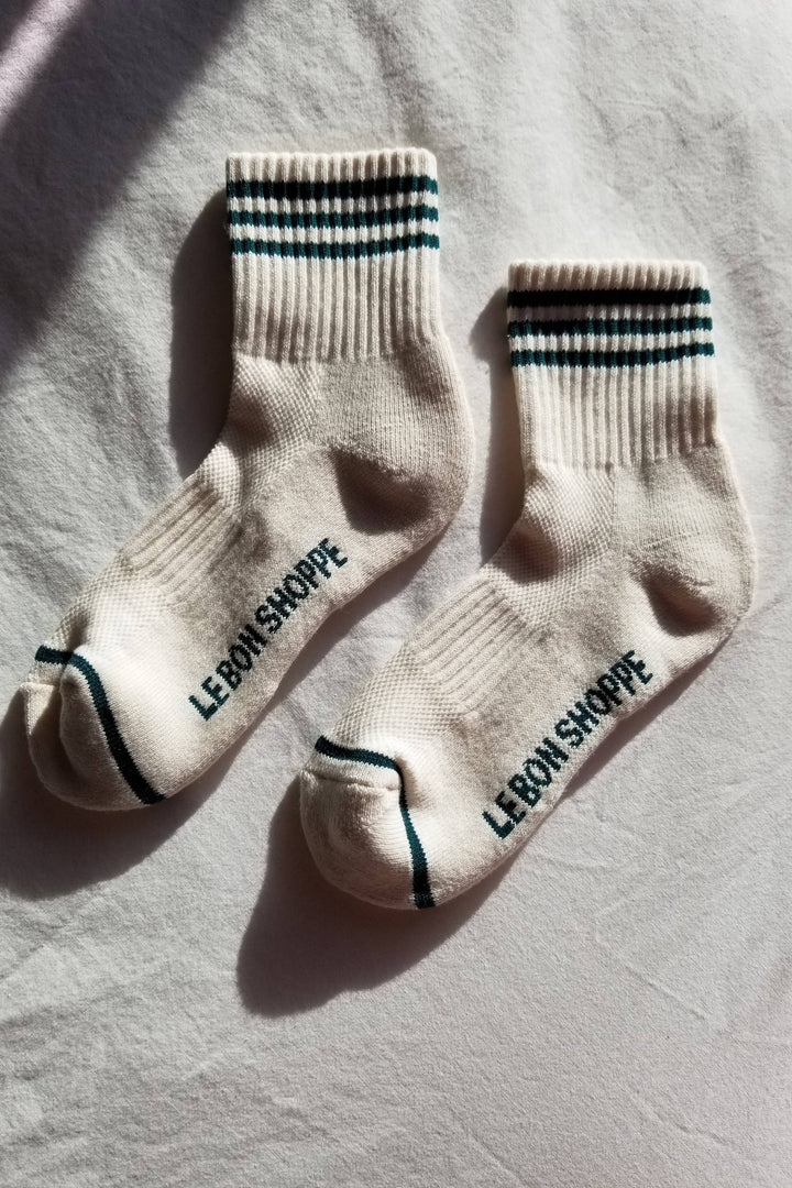 Girlfriend Socks: Egret