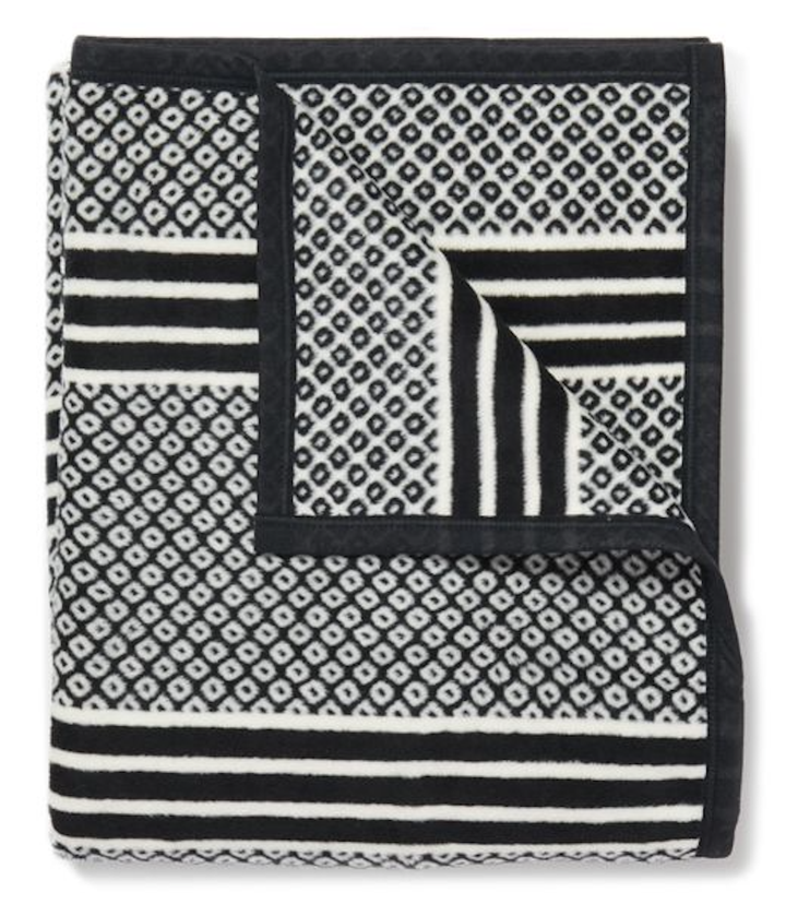 Captain's Classic Black & White Blanket